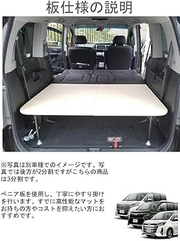 Amazon.co.jp: 80系 ノア ヴォクシー エスクァイア ベッドキット 車